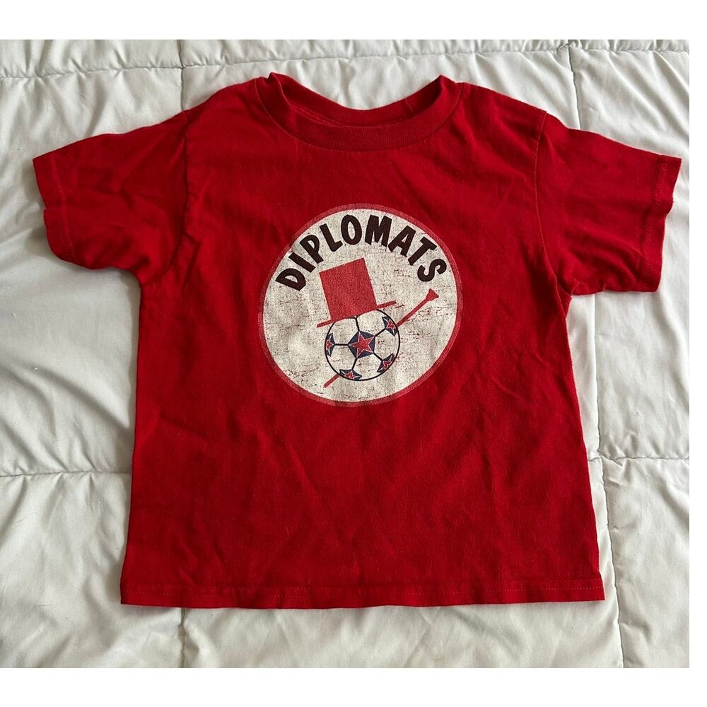 Kid's Washington (DC) Diplomats Shirt Vintage Style Soccer 70s 80s